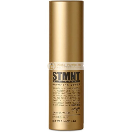 STMNT Grooming Goods Spray Powder, 4g, Extra Matný Finiš, Textúra a Úchop