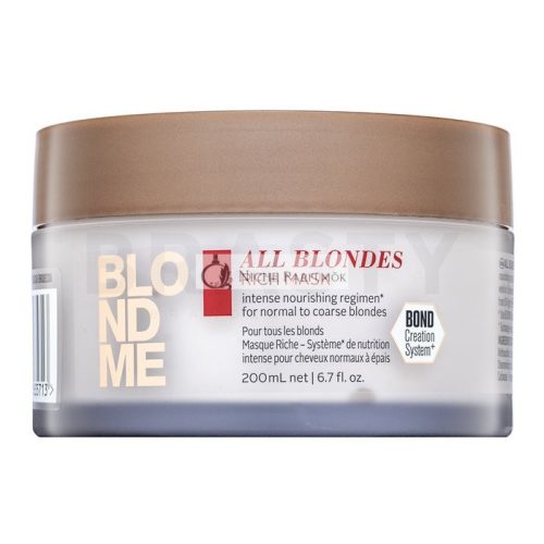 Schwarzkopf Professional BlondMe All Blondes Rich Mask vyživujúca maska pre blond vlasy 200 ml