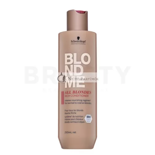 Schwarzkopf Professional BlondMe All Blondes Rich Conditioner vyživujúci kondicionér pre blond vlasy 250 ml