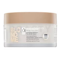   Schwarzkopf Professional BlondMe All Blondes Detox Mask posilňujúca maska pre blond vlasy 200 ml