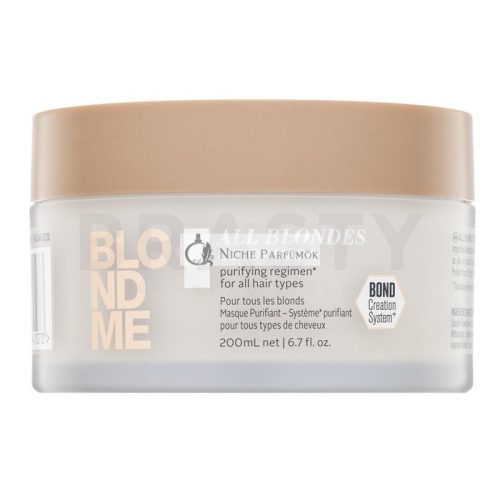 Schwarzkopf Professional BlondMe All Blondes Detox Mask posilňujúca maska pre blond vlasy 200 ml