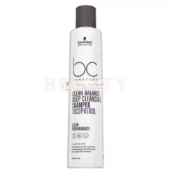   Schwarzkopf Professional BC Bonacure Clean Balance Deep Cleansing Shampoo Tocopherol hĺbkovo čistiaci šampón pre všetky typy vlasov 250 ml