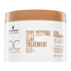   Schwarzkopf Professional BC Bonacure Time Restore Clay Treatment Q10+ posilňujúca maska pre zrelé vlasy 500 ml