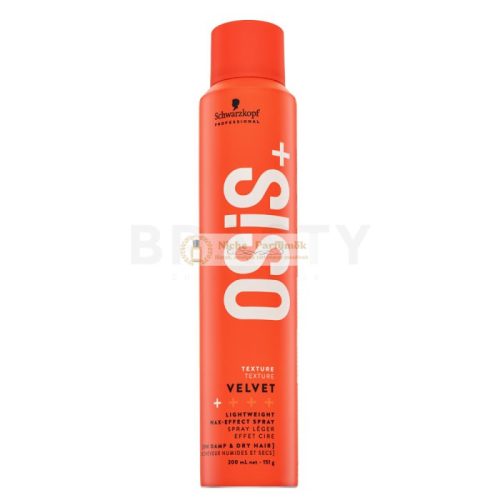 Schwarzkopf Professional Osis+ Velvet lak na vlasy pre ľahkú fixáciu 200 ml