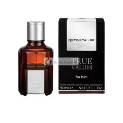 TOM TAILOR True Values for Him Eau de Toilette, 50ml