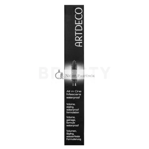 Artdeco All In One Mineral Mascara Waterproof vodeodolná riasenka pre predĺženie rias a objem Black 10 ml