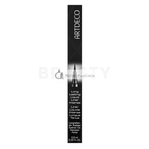 Artdeco Long Lasting Liquid Liner Intense linka na oči vo fixke 01 1,5 ml