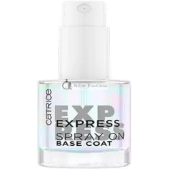   Catrice Express Spray On Base Coat Priehľadný Rýchloschnúci Ochranný 10ml