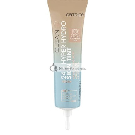 Catrice Clean ID 24H Hyper Hydro Skin Tint Make-up, 30ml - č. 020 Teplý Béžový