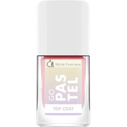 Catrice Go Pastel Top Coat, Základný a Vrchný Lak, #01 Sassy Lassy, Rúžová