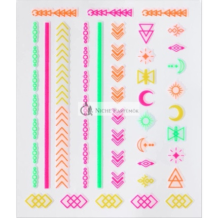 Essence Neon Vibes Nálepky na Nechty Viacfarebné 49 ks