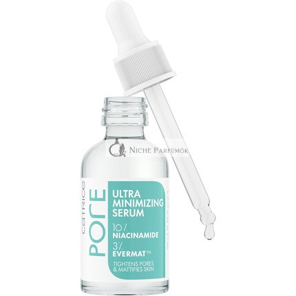 Catrice Pórové ultra minimalizujúce sérum na tvár Priehľadné matujúce výživné pre suchú pleť Vegánske bez oleja bez parfumácie bez alkoholu 30ml