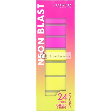 Catrice Neon Blast Lak na Nechty Pásky 24 Kusov