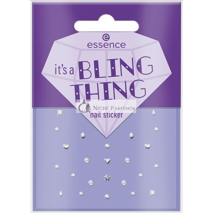 essence Je to BLING THING Nálepky na nechty Multicolor 28ks
