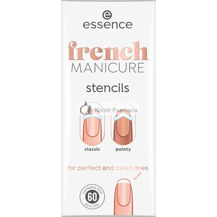 Essence Francúzska Manikúra Šablóny 60ks