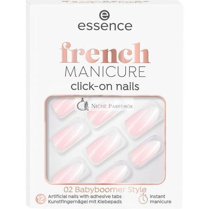 Essence Francúzska Manikúra Klikací Nechty Nude 12ks