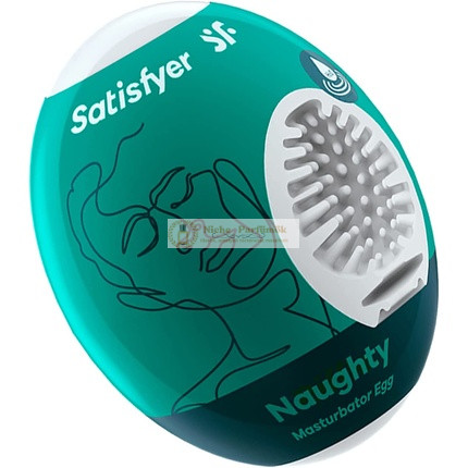 Satisfyer Masturbátor Vajíčko, Riffle Štruktúra, Hydro-Active Tpe, Bez Lubrikantu