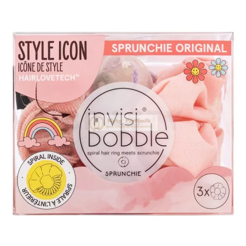 InvisiBobble Sprunchie Retro Dreamin' Macaron gumička do vlasov 3 ks