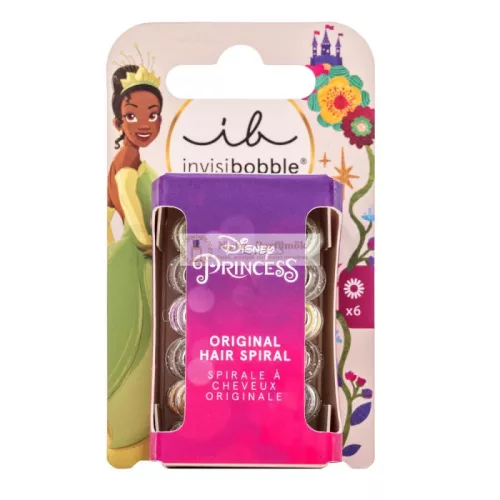 InvisiBobble Disney Princess Tiana Original Hair Spiral gumička do vlasov - set