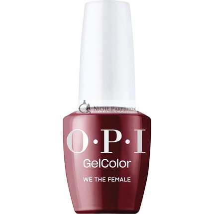 OPI GelColor Opaque Tmavo Červený Krém UV Cure Gélový Lak na Nechty