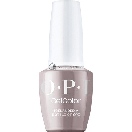 OPI Gelcolor Gél Lak na Nechty, Opaque Dark Black & Gray Creme UV Cure