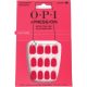 OPI xPRESS/ON Nalepovacie nechty a olej na kutikulu 30 ks Znovu použiteľné falošné nechty s až 14-dňovým nosením Hlboko vyživujúci gélový salónny manikúra Červený/Ružový lak na nechty Jahodová margarita