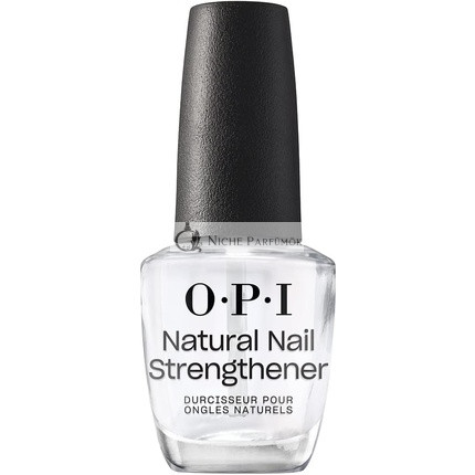 OPI Lak na Nechty A Natural Nail Base Coat, Denný Posilňovač Nechtov a Základný Lak proti Zafarbeniu Pre Tenšie, Slabé a Poškodené Nechty, Priehľadný Lak na Nechty, 15ml