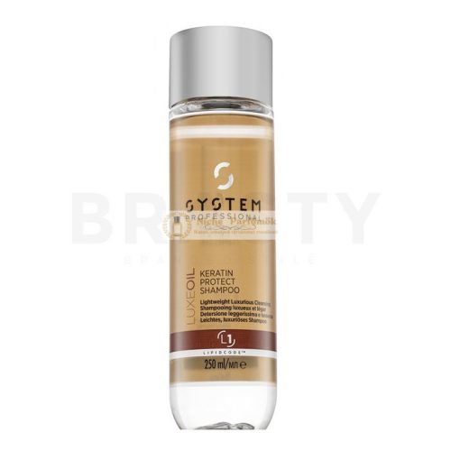 System Professional LuxeOil Keratin Protect Shampoo posilujúci šampón pre poškodené vlasy 250 ml
