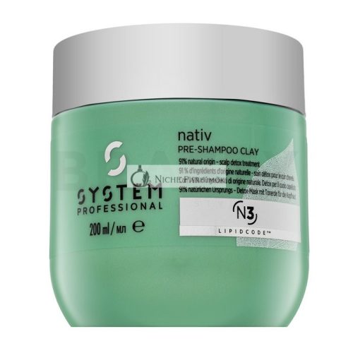 System Professional Nativ Pre-Shampoo Clay predšampónová starostlivosť pre všetky typy vlasov 200 ml