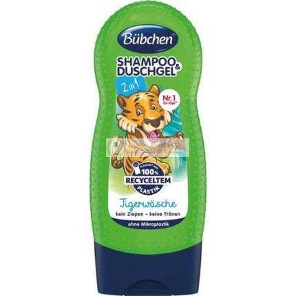 Bübchen Šampón a sprchový gél pre deti - Tiger Wash, 230ml