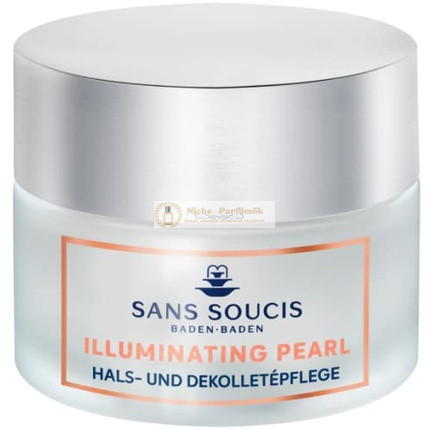 Sans Soucis Osvetľujúci perlový krém na krk a dekolt 50ml