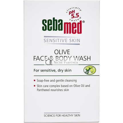 Sebamed Olivový tekutý čistiaci prostriedok na tvár a telo 200ml