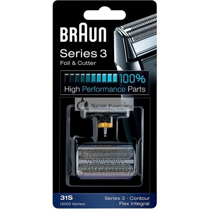 Braun Series 3 Fólia Strieborná Náhradná Holiaca Hlavy