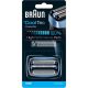 Braun Series 4 Elektrický Holiaci Strojček Náhradná Hlava Kompatibilná so Všetkými CoolTec Elektrickými Holiacimi Strojčekmi 40B Modrá