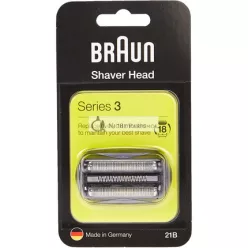   Braun Series 3 Elektrický holiaci strojček Náhradná hlava 21B Čierna