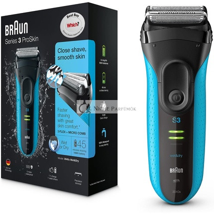 Braun Series 3 ProSkin 3040s Elektrický Holiaci Strojček a Precízny Zastrihávač