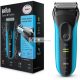 Braun Series 3 ProSkin 3040s Elektrický Holiaci Strojček a Precízny Zastrihávač