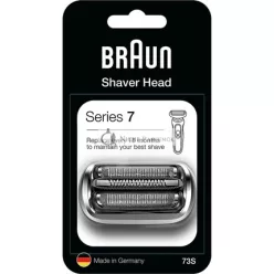   Braun Series 7 Elektrický Holiaci Strojček Náhradná Hlava Kompatibilná s Novou Generáciou Series 7 Holiacich Strojčekov 73S, Strieborný