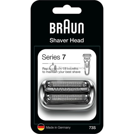 Braun Series 7 Elektrický Holiaci Strojček Náhradná Hlava Kompatibilná s Novou Generáciou Series 7 Holiacich Strojčekov 73S, Strieborný
