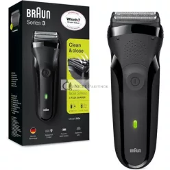   Braun Series 3 Elektrický Holiaci Strojček pre Mužov s Presným Zastrihávačom Fúzov, 300