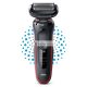 Braun Series 5 51-R1000s Elektrický Holiaci Strojček Červený