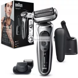   Braun Series 7 71-S7500cc Mokré a Suché Holiaci Strojček Čierna/Sivá 3-Čepeľový Rezací Systém