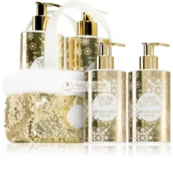 Darčeková sada Vivian Gray Golden Glitters Vanilka Pačuli