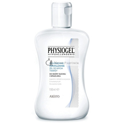 Physiogel Denný Hydratačný Gél na Umývanie Tváre pre Suchú a Citlivú Pleť, 150ml