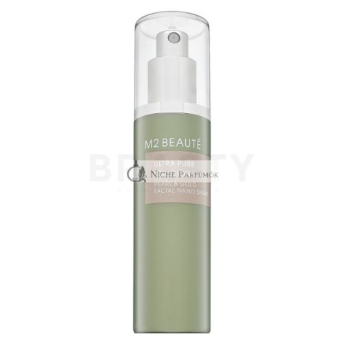 M2 Beauté Ultra Pure Solutions rozjasňujúce sérum Pearl & Gold Facial Nano Spray 75 ml