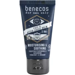 Benecos Biokozmetika 2in1 Balzam na tvár a po holení, 50ml