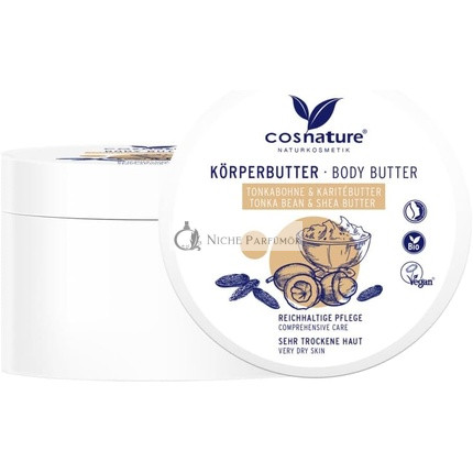 Cosnature Telové maslo Tonka fazuľa a Shea maslo 200ml