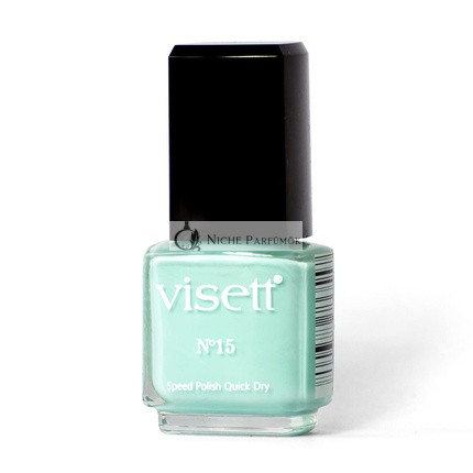 Visett Rýchloschnúci Rýchly Lak Na Nechty Č. 15 Menta, 12ml