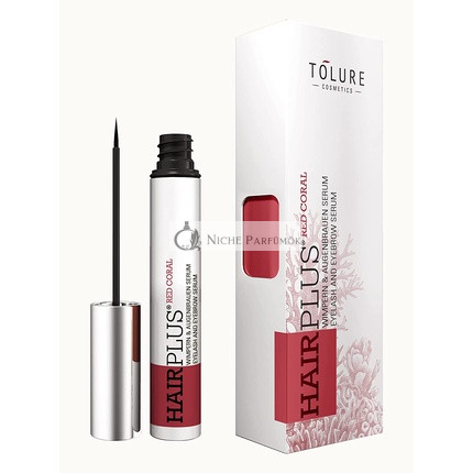 Tolure Cosmetics Červený koralový sérum na riasy a obočie