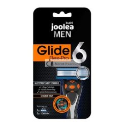   Joolea Pánsky Glide Flex-Pro 6 Holiaci strojček na citlivú pleť s náhradnou kazetou
